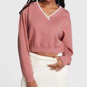 PINK Victoria’s Secret cropped sweatshirt